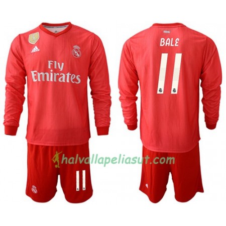 Jalkapallo Pelipaidat Real Madrid Bale 11 Lasten 3 Paita 2018-2019 Pitkähihainen